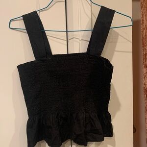 Ruffled summer crop top